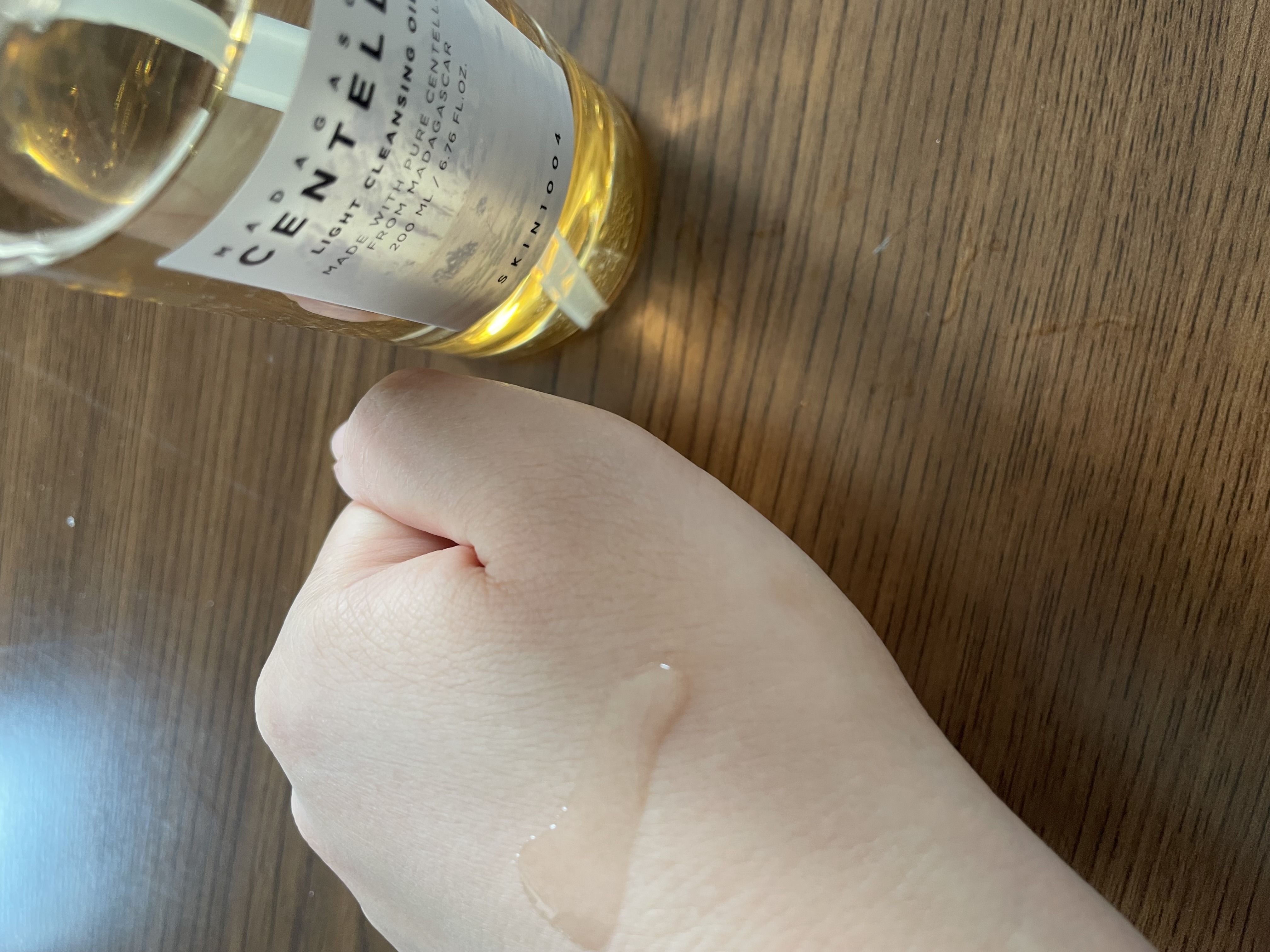 センテラ ライトクレンジングオイル/SKIN1004/オイルクレンジングを使ったクチコミ（1枚目）