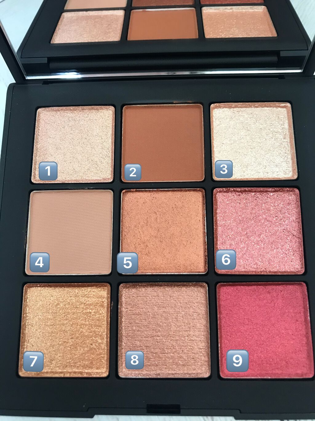 サマーソルスティス アイシャドーパレット/NARS/アイシャドウパレットを使ったクチコミ（3枚目）