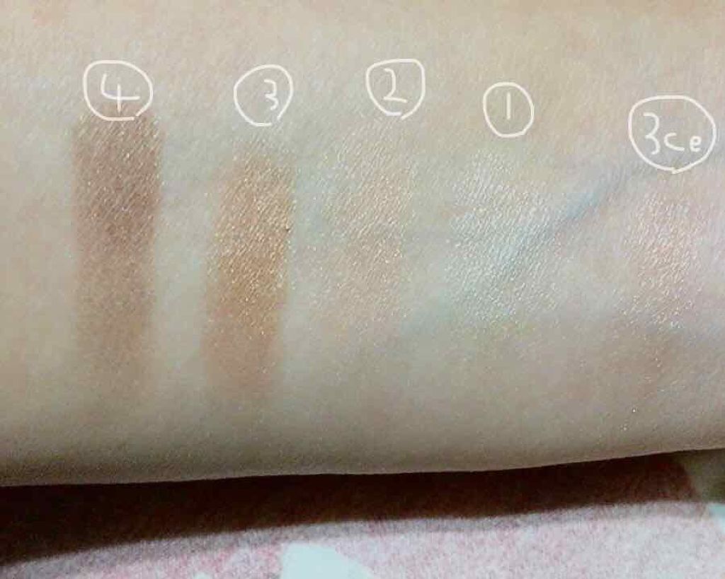 スキニーリッチシャドウ/excel/アイシャドウパレットを使ったクチコミ(3枚目)