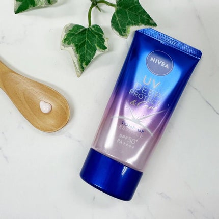 ニベアUV ディープ プロテクト&ケア トーンアップ エッセンス/ニベア/日焼け止めローションを使ったクチコミ(2枚目)