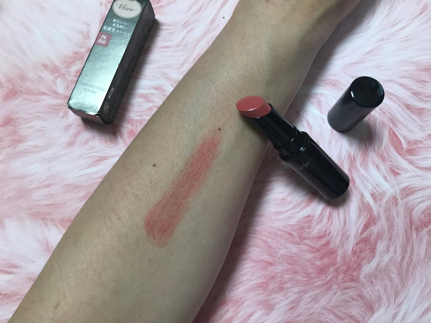 ネンマクフェイク ルージュ/Visée/口紅を使ったクチコミ(3枚目)