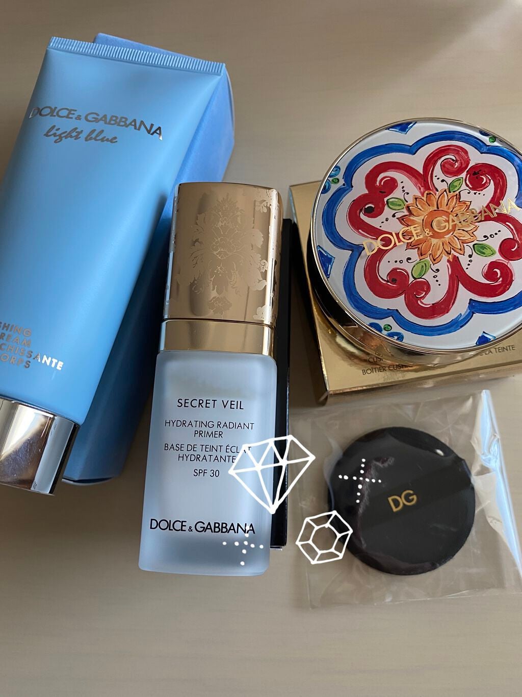 シークレットヴェール ハイドレーティング ラディアントプライマー/DOLCE&GABBANA BEAUTY/化粧下地を使ったクチコミ(1枚目)