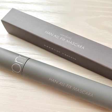 ハンオールフィックスマスカラ/rom&nd/マスカラを使ったクチコミ(1枚目)