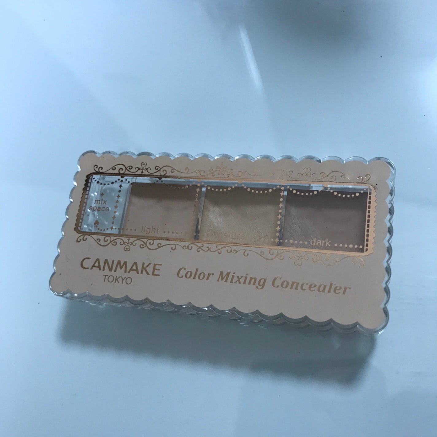 カラーミキシングコンシーラー/キャンメイク/パレットコンシーラーを使ったクチコミ(1枚目)