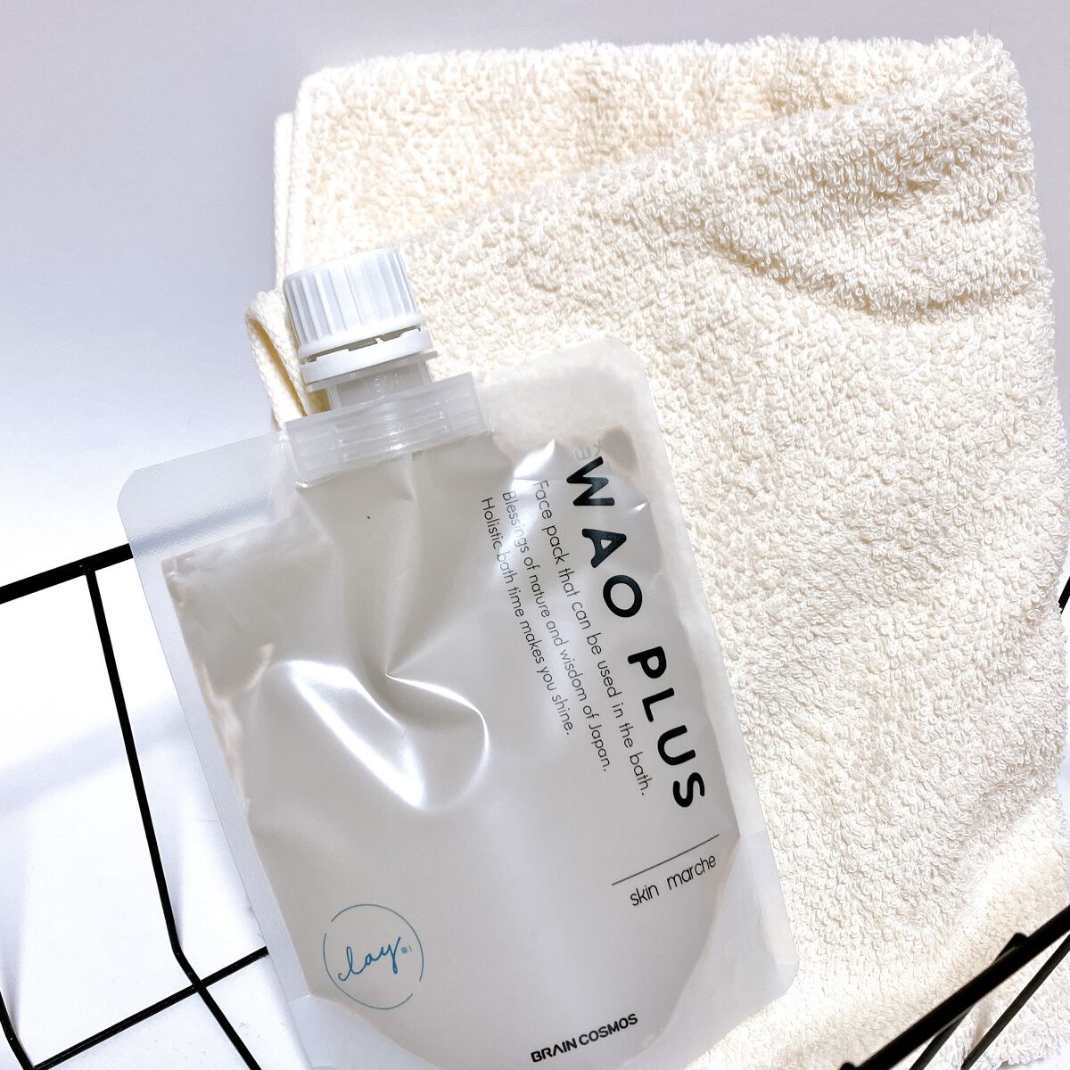 skinmarche WAOPLUS プロフェッショナルクレイパック/ブレーンコスモス/洗い流すパック・マスクを使ったクチコミ（1枚目）