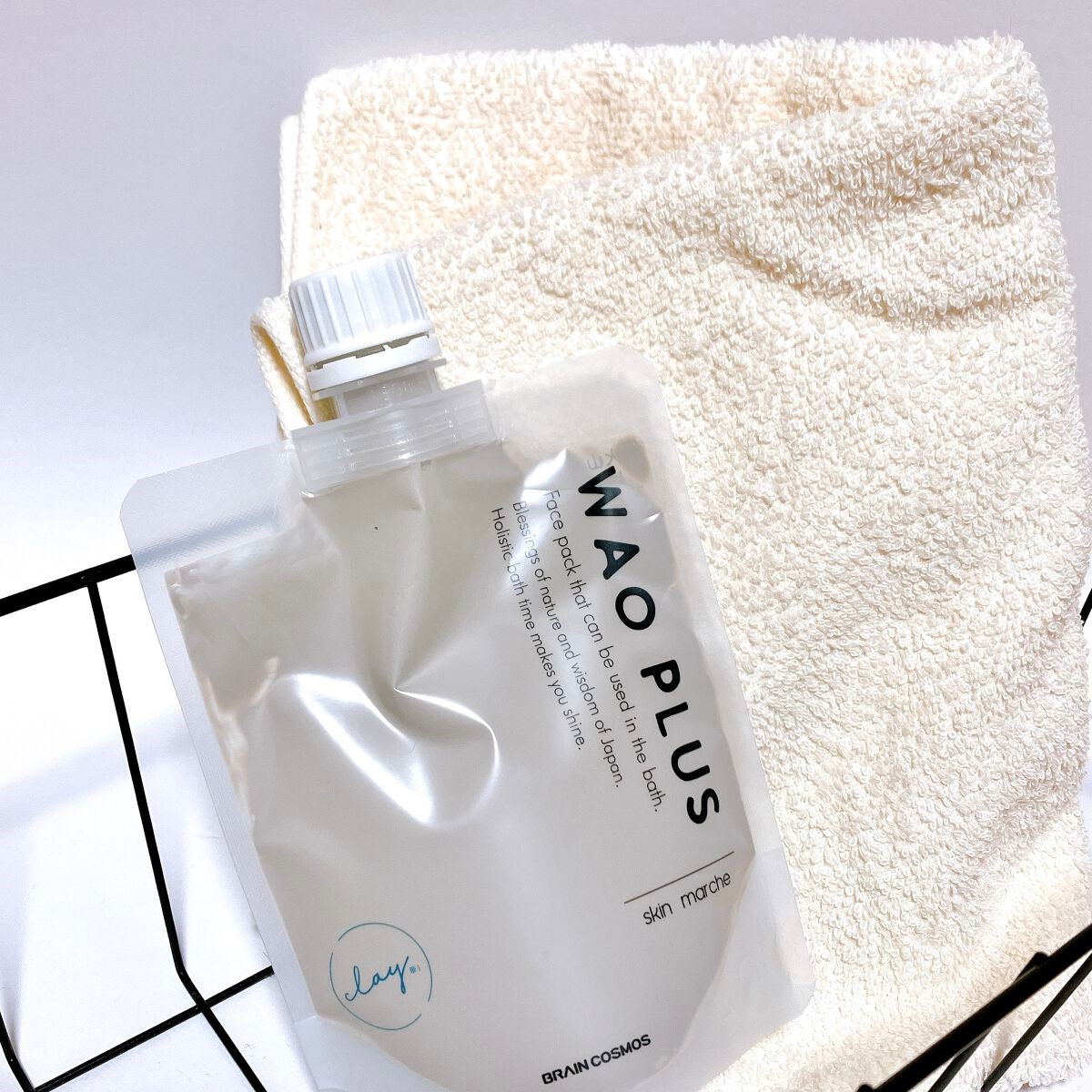 skinmarche WAOPLUS プロフェッショナルクレイパック/ブレーンコスモス/洗い流すパック・マスクを使ったクチコミ(1枚目)