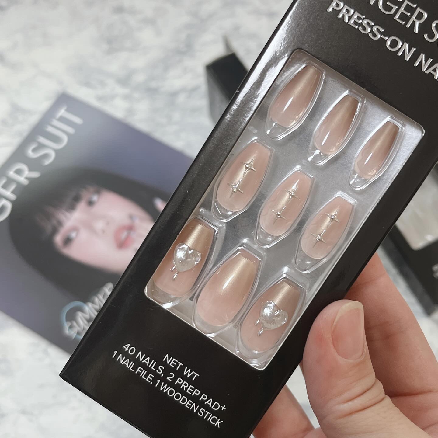 ネイルチップ(シールタイプ)/FINGER SUIT/ネイルチップ・パーツを使ったクチコミ（3枚目）