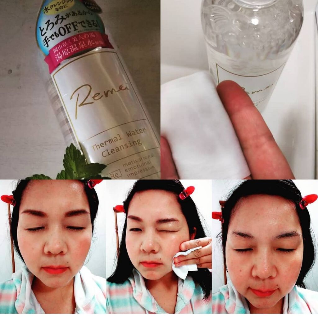 Remei(リメイ) リメイターマルウォータークレンジングのクチコミ「【岡山の美人の湯で作ったクレンジング】
#美人の湯 #湯原温泉 にときめいて使ってみました、#.....」（1枚目）