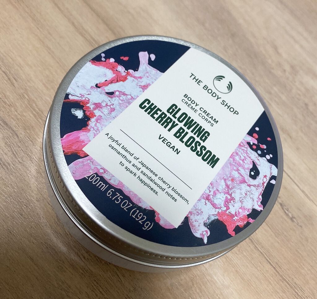 グロウイング チェリーブロッサム ボディクリーム/THE BODY SHOP/ボディクリームを使ったクチコミ(1枚目)
