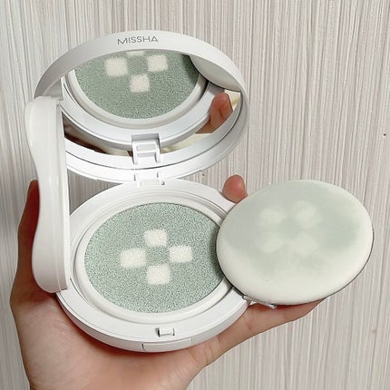 シカディン レスキュー アトビッグクッション SPF50+/PA++++ /MISSHA/日焼け止め・UVケアを使ったクチコミ(3枚目)