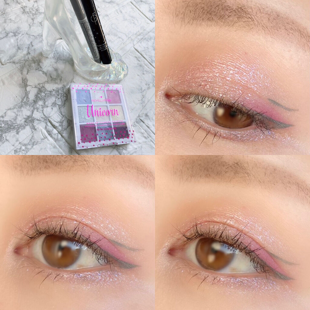 フォレンコス ウォーターグリッタースティックのクチコミ「＼みずみずしいツヤ感メイク／





だいぶ暑くなってきたので、青ラメきらつかせたみずみずし.....」（1枚目）