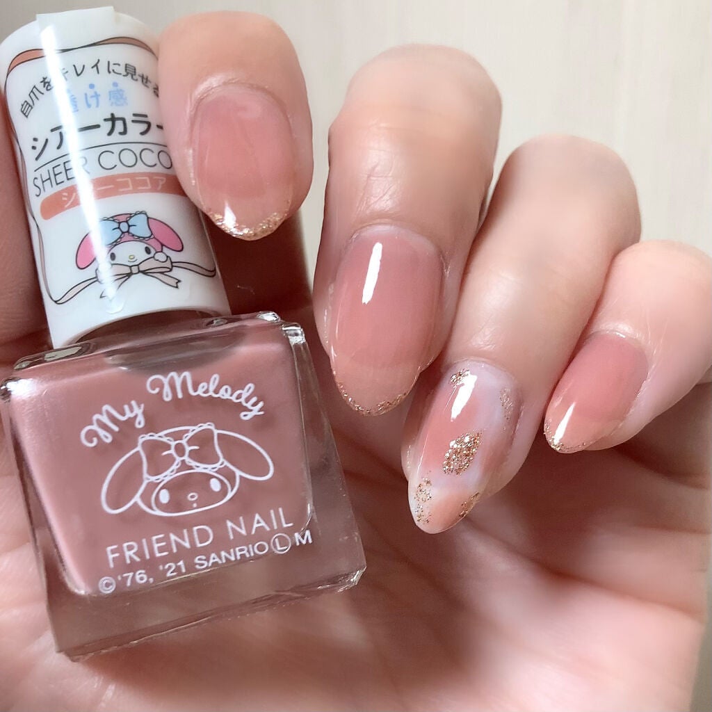 ネイル エナメル 細筆タイプ/ちふれ/マニキュアを使ったクチコミ(2枚目)