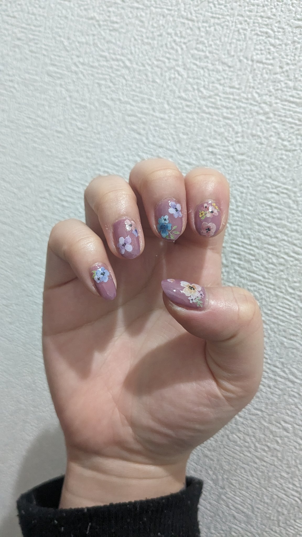 フラワーネイルシール/ネイル工房/ネイルシールを使ったクチコミ（1枚目）