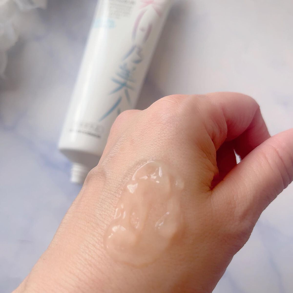 美白乃美人ピーリングジェル/ブレーンコスモス/ピーリングを使ったクチコミ(3枚目)