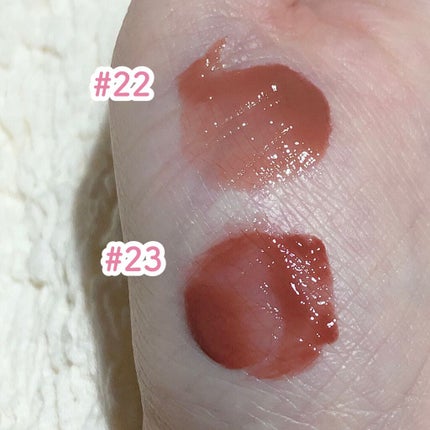 ジューシーラスティングティント/rom&nd/リップティントを使ったクチコミ(2枚目)