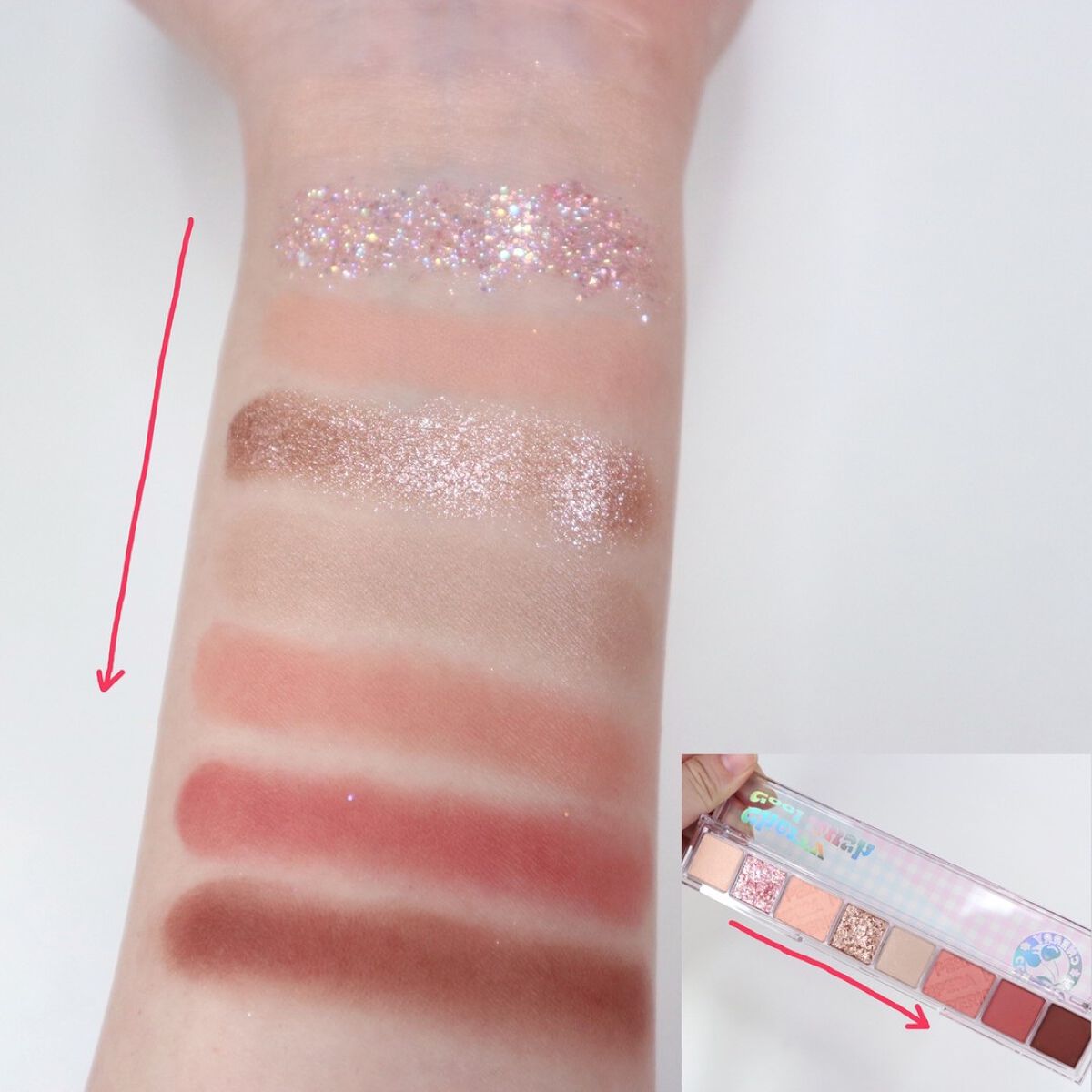 オール テイク ムード パレット(24AD)/PERIPERA/アイシャドウパレットを使ったクチコミ(4枚目)