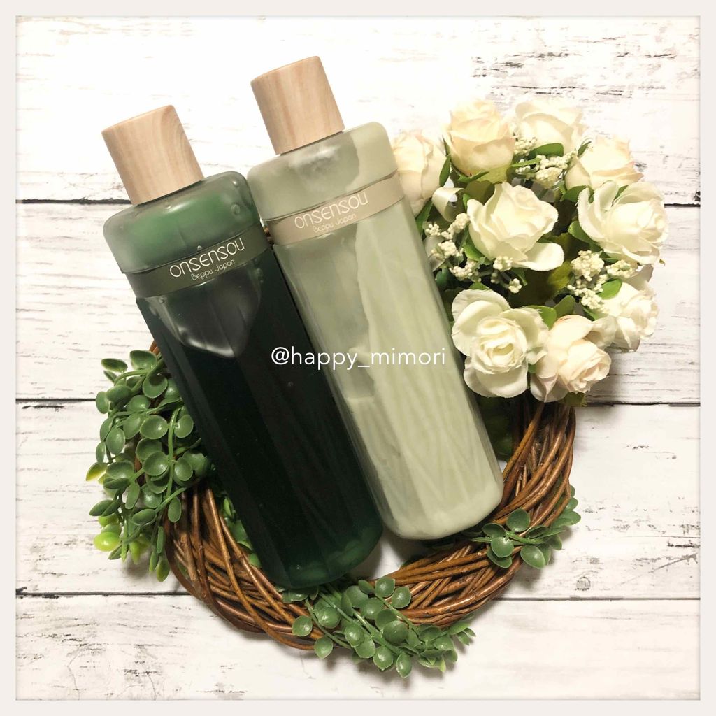 温泉藻配合頭皮ケアシャンプー／トリートメント/ONSENSOU/市販シャンプーを使ったクチコミ（1枚目）