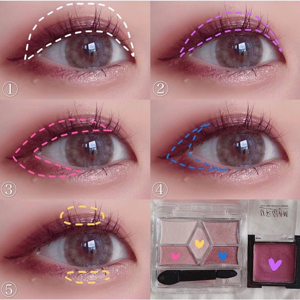 【旧品】パーフェクトスタイリストアイズ/キャンメイク/アイシャドウパレットを使ったクチコミ(2枚目)