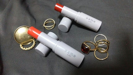 リップスティック 26# ORANGE SHEER/#4me by GU/口紅を使ったクチコミ(2枚目)