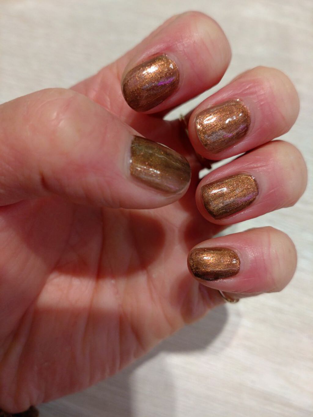 オサジ アップリフト ネイルカラー 15 Doukutsu〈洞窟〉/OSAJI/マニキュアを使ったクチコミ（3枚目）