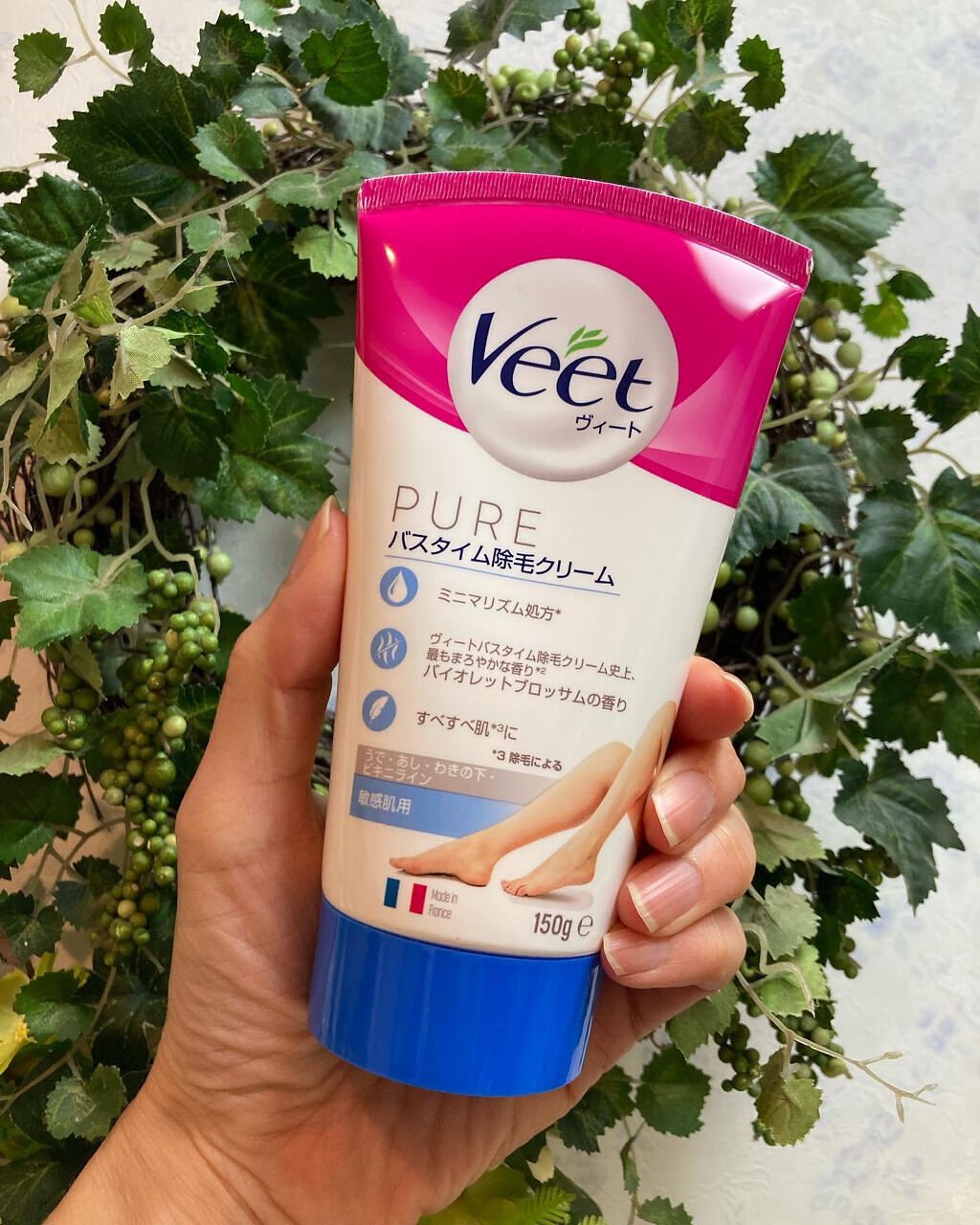 ヴィート ピュアバスタイム除毛クリーム 敏感肌用/Veet/除毛クリームを使ったクチコミ(1枚目)