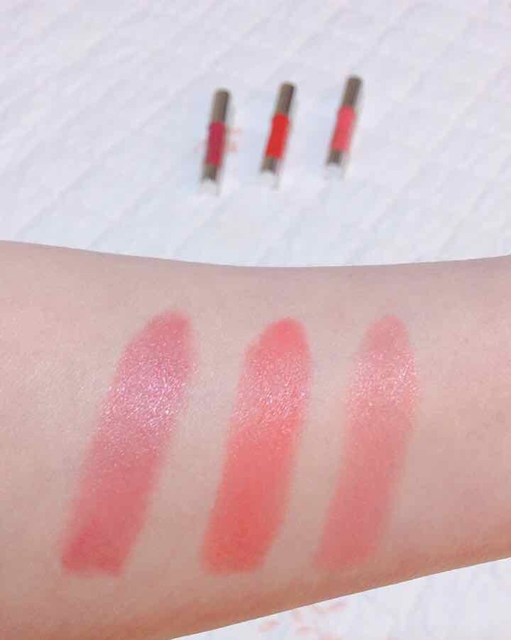 チャビー スティック モイスチャライジング リップ カラー バーム/CLINIQUE/口紅を使ったクチコミ（3枚目）