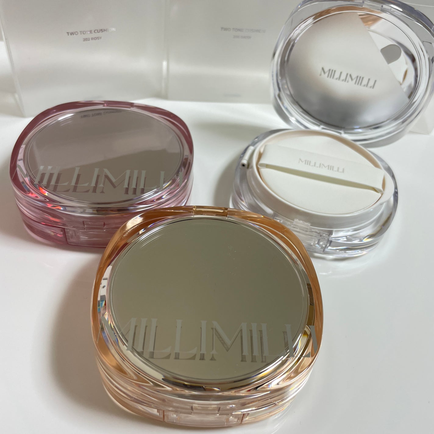 ツートンクッション/MILLIMILLI/クッションファンデーションを使ったクチコミ(1枚目)