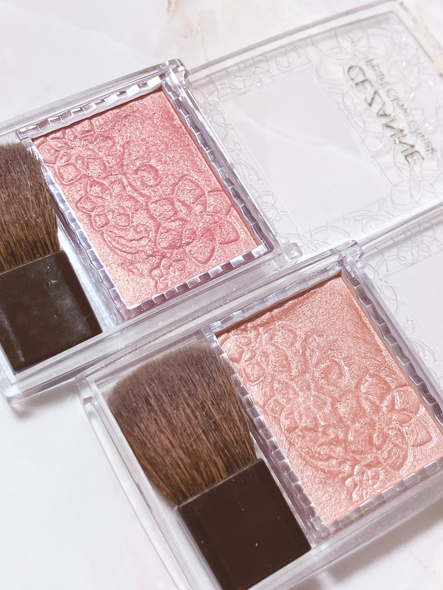 パールグロウチーク/CEZANNE/パウダーチークを使ったクチコミ(1枚目)