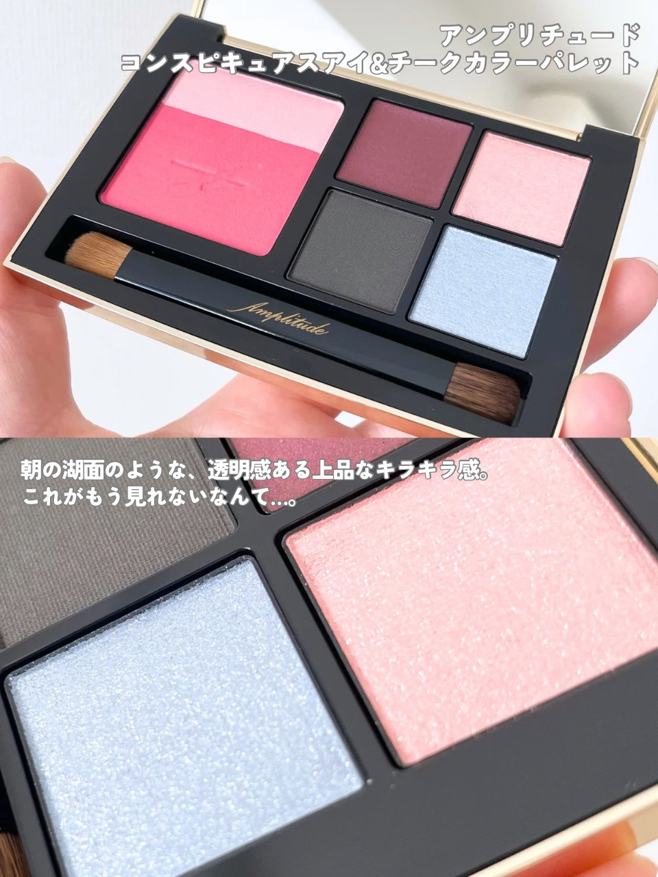 コンスピキュアス アイ＆チークカラーパレット リミテッドコレクション b/Amplitude/アイシャドウパレットを使ったクチコミ（2枚目）