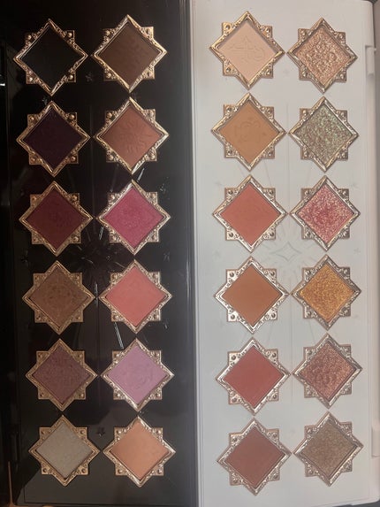 リトルエンジェル12色アイシャドウパレット ダークエンジェル/FlowerKnows/アイシャドウパレットを使ったクチコミ(2枚目)