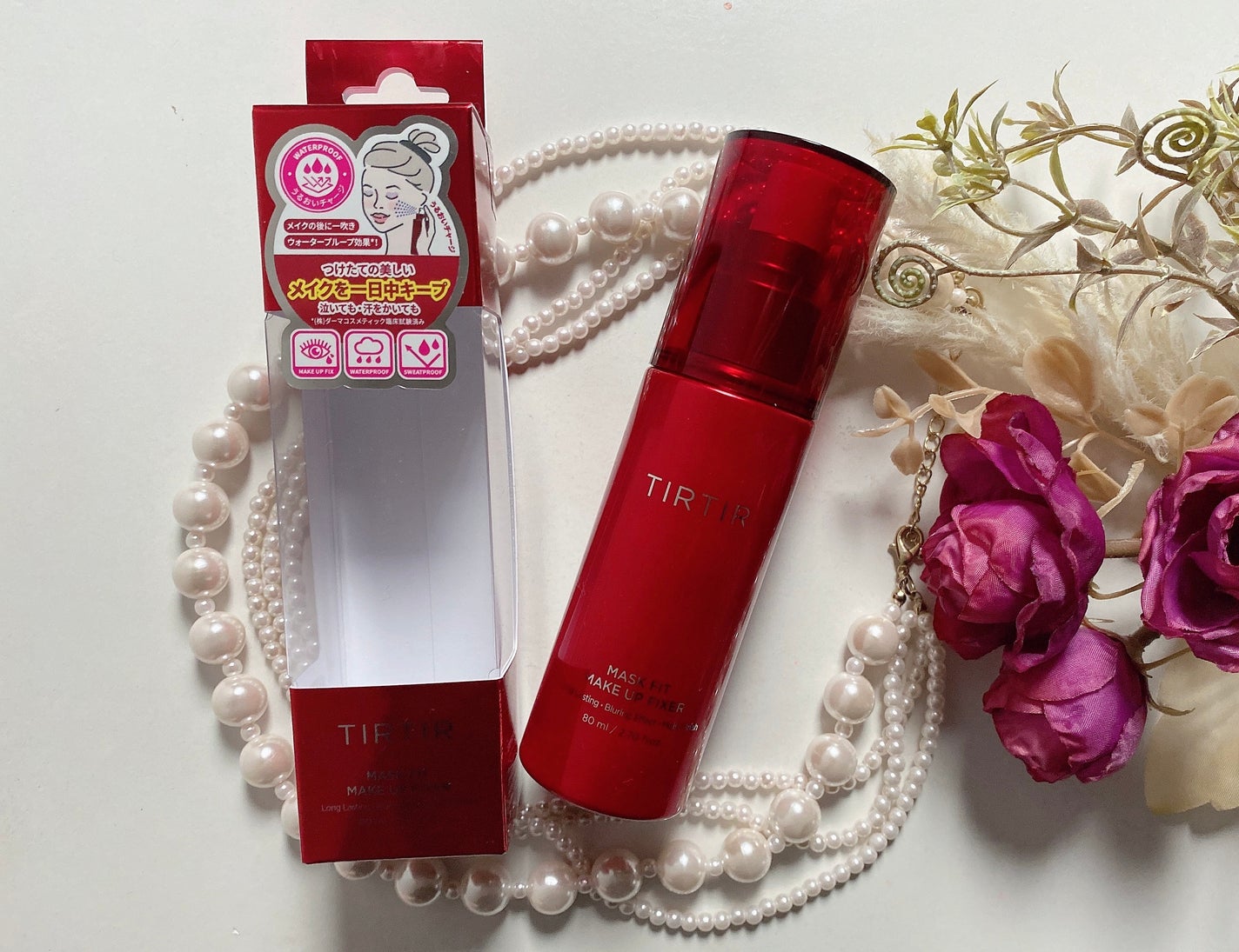 マスクフィット メイクアップフィクサー/TIRTIR(ティルティル)/フィックスミストを使ったクチコミ(1枚目)