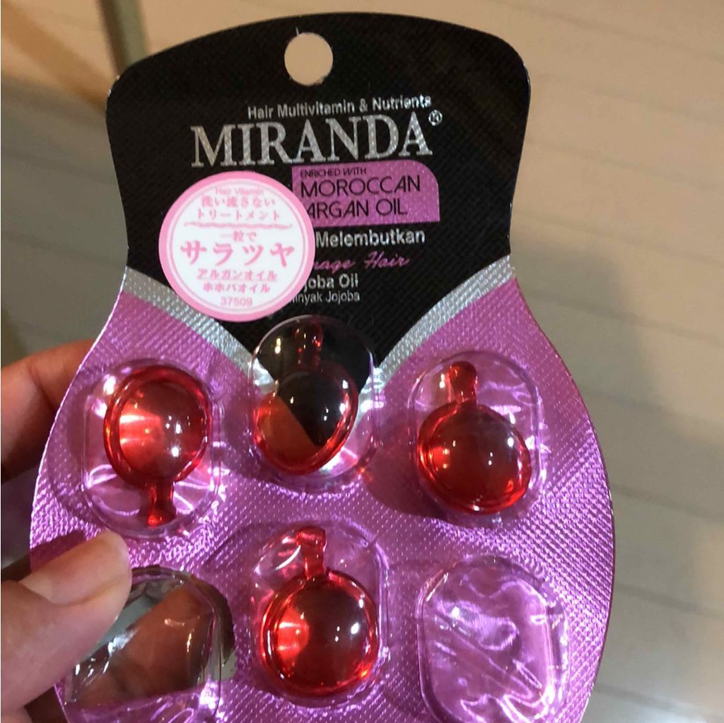 ヘアビタミン モイスチャーヘアオイル/MIRANDA/ヘアオイルを使ったクチコミ(3枚目)