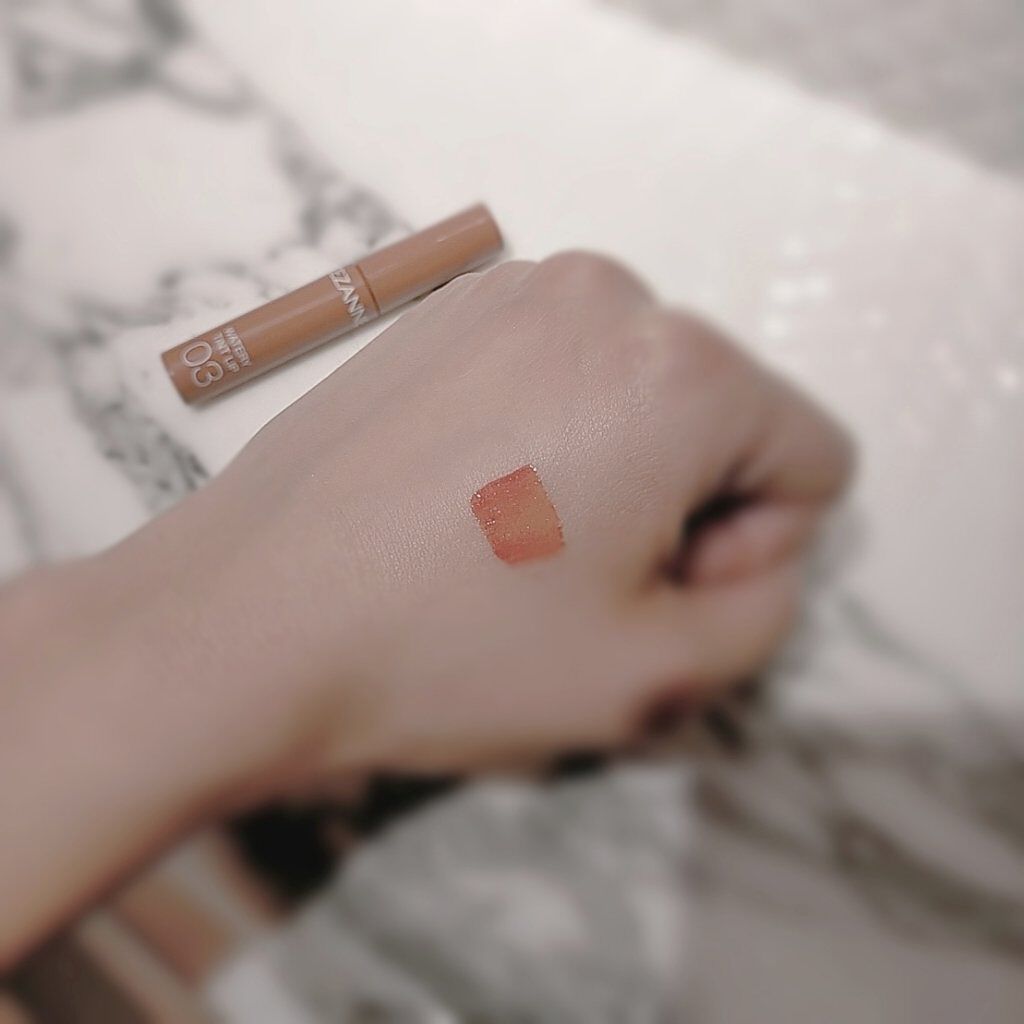 ウォータリーティントリップ/CEZANNE/リップティントを使ったクチコミ（3枚目）