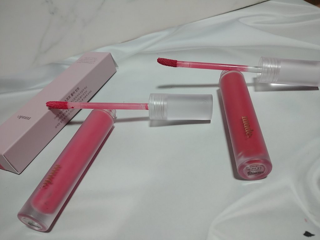 ソフトブラーティント/mude./リップティントを使ったクチコミ（1枚目）