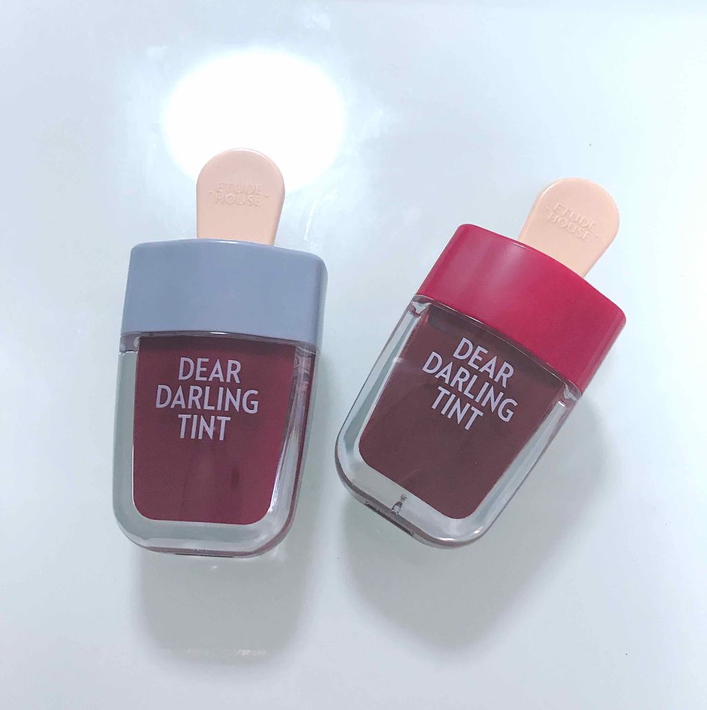 ディアダーリン ウォータージェルティント (アイスティント)/ETUDE/口紅を使ったクチコミ(1枚目)