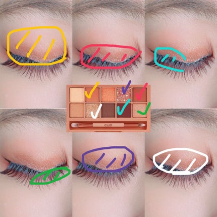 プロ アイ パレット/CLIO/アイシャドウパレットを使ったクチコミ(2枚目)