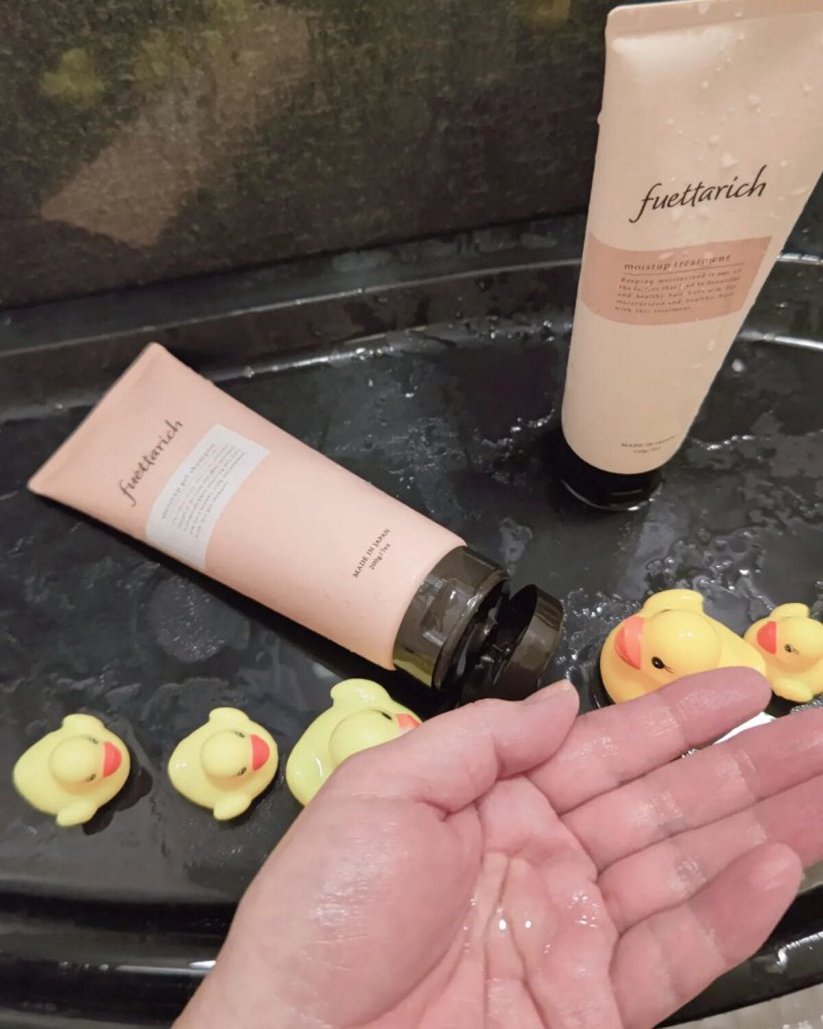 モイストアップ ジェル シャンプー/トリートメント/fuettarich (フエッタリッチ)/サロンシャンプーを使ったクチコミ(5枚目)