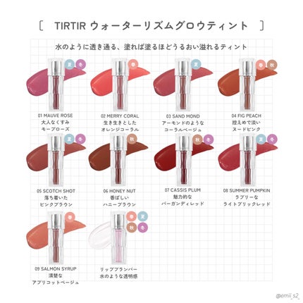 ウォーターリズムグロウティント/TIRTIR(ティルティル)/リップティントを使ったクチコミ(2枚目)