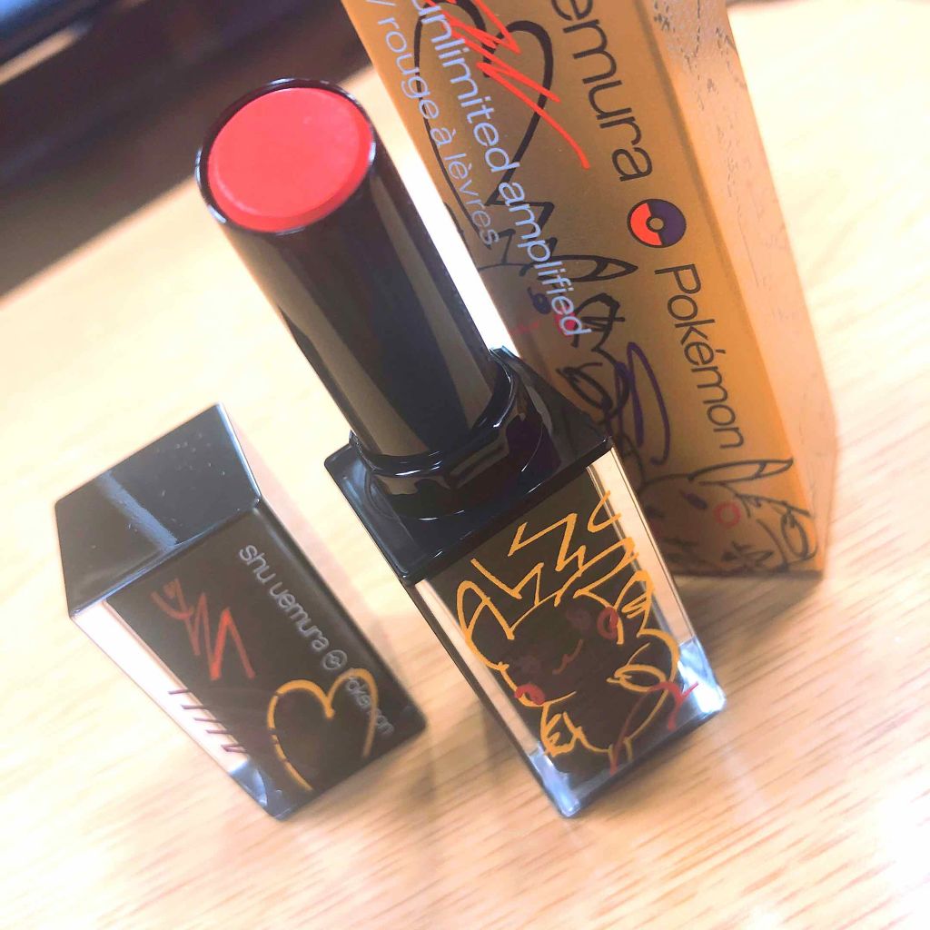 ルージュ アンリミテッド アンプリファイド マット＜2019年クリスマスコフレ限定＞/shu uemura/口紅を使ったクチコミ（1枚目）