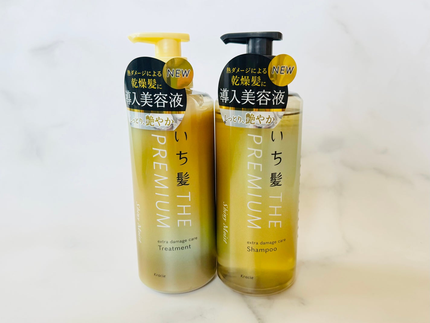 THE PREMIUM エクストラダメージケアシャンプー/トリートメント(シャイニーモイスト)/いち髪/市販シャンプーを使ったクチコミ(1枚目)