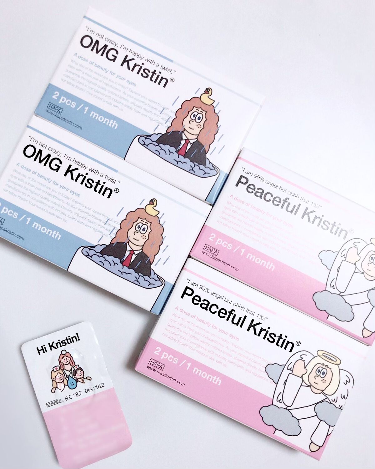 OMG kristin/Hapa kristin/カラーコンタクトレンズを使ったクチコミ（2枚目）