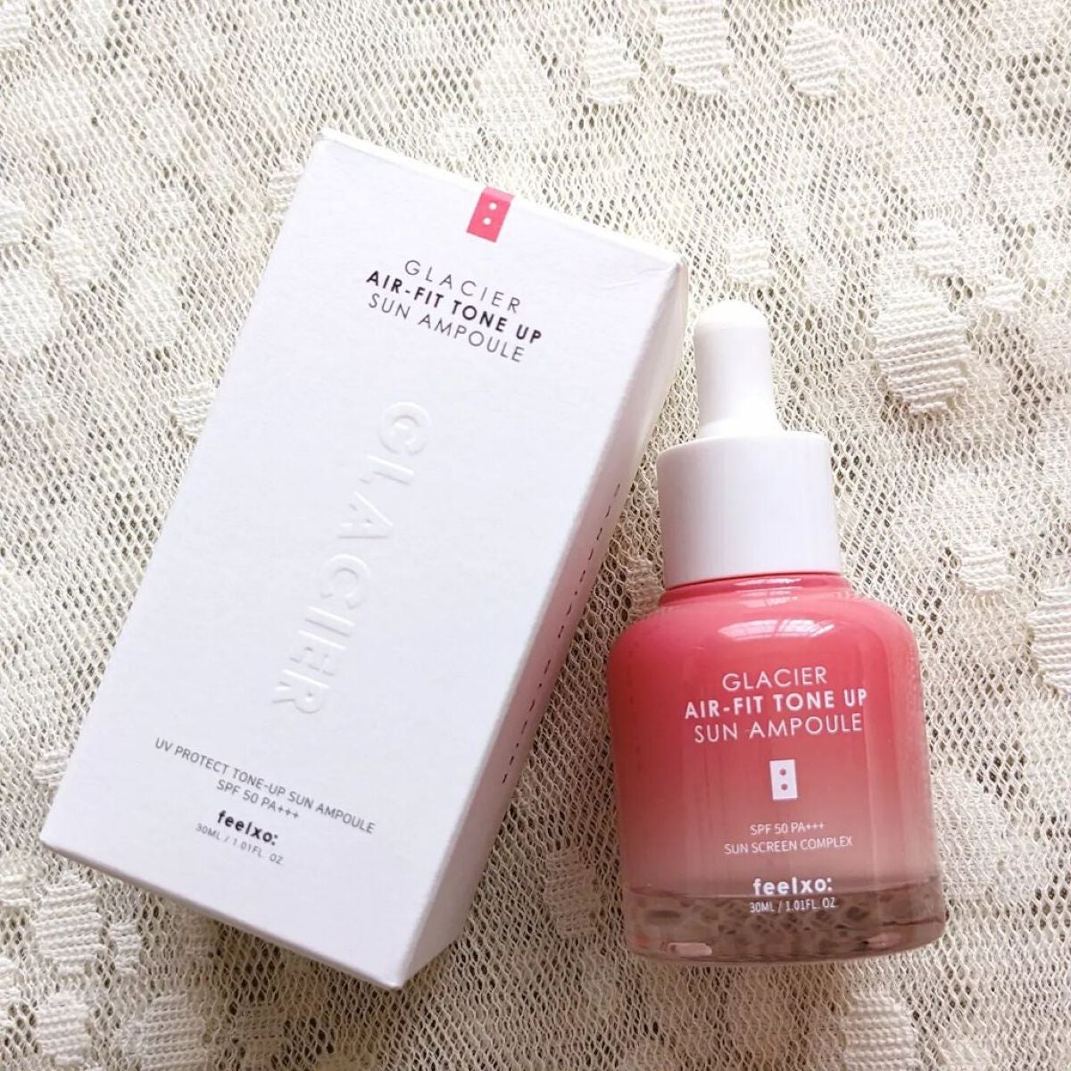 ピルソ グラシアエアフィットトーンアップサンアンプル SPF50 PA+++/feelxo/化粧下地を使ったクチコミ(4枚目)