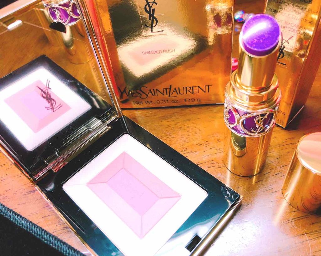 フェイスパレット シマー ラッシュ/YVES SAINT LAURENT BEAUTE/プレストパウダーを使ったクチコミ(1枚目)