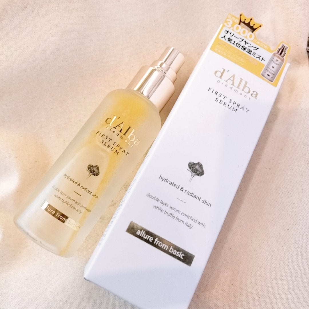 ダルバ ホワイトトリュフファーストスプレーセラム/ダルバ/ミスト状化粧水を使ったクチコミ(3枚目)