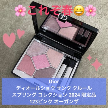 ディオールショウ サンク クルール （スプリング コレクション 2024 限定品）/Dior/アイシャドウを使ったクチコミ（1枚目）