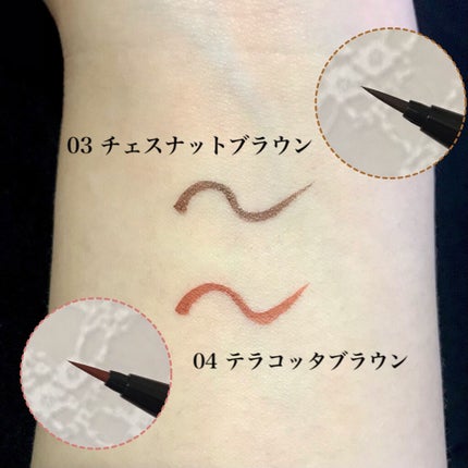 スキルレスライナー/LUMIURGLAS/リキッドアイライナーを使ったクチコミ(3枚目)