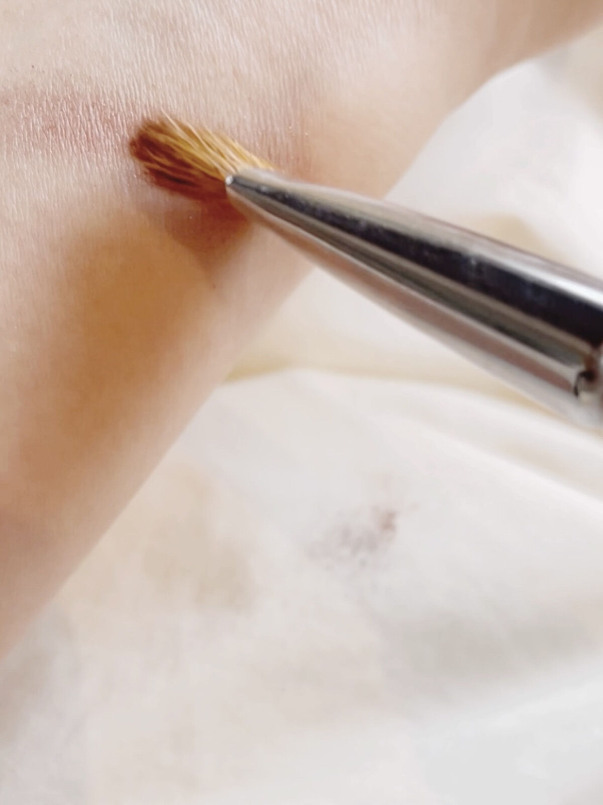 フーミー　アイブロウブラシ 熊野筆/WHOMEE/メイクブラシを使ったクチコミ（3枚目）