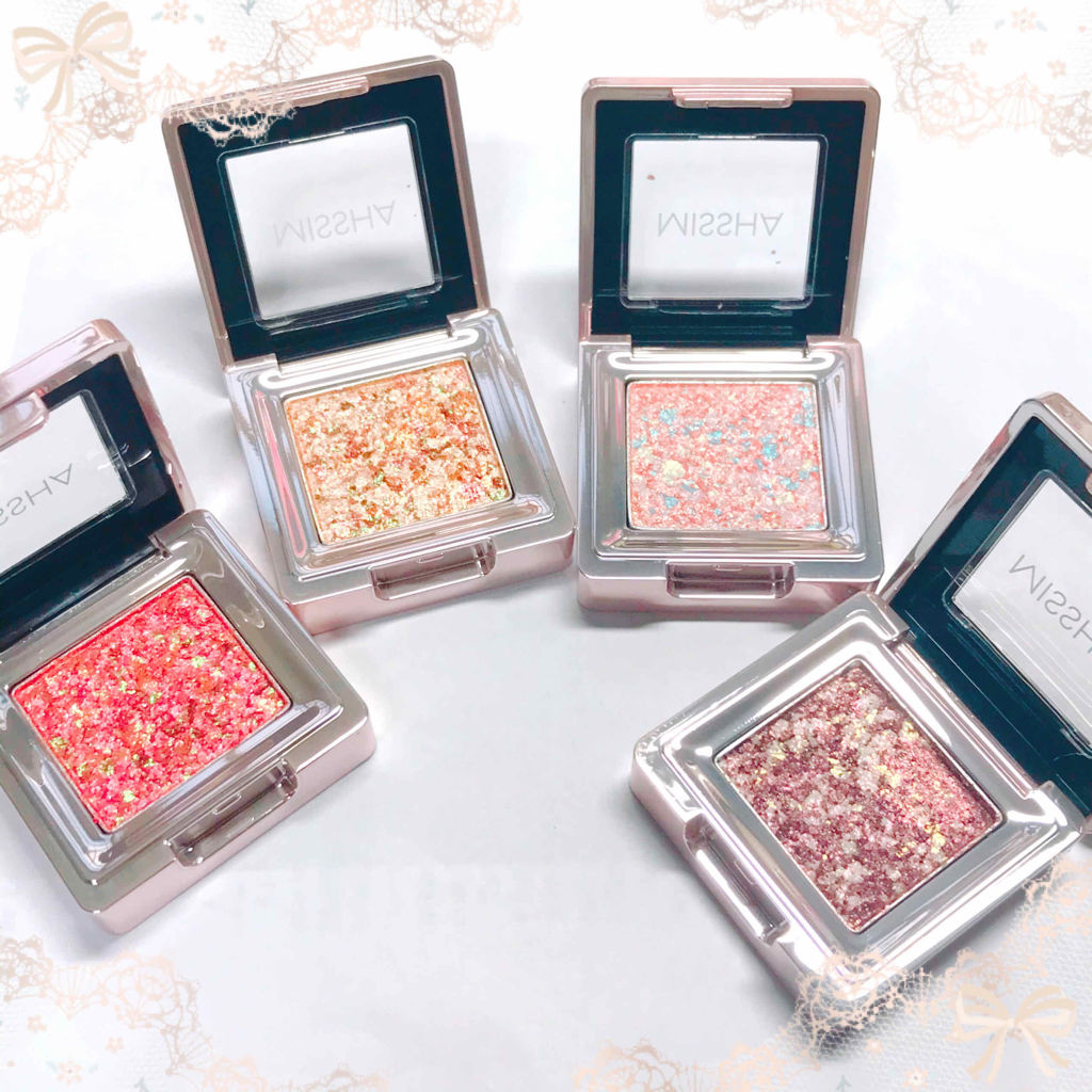 グリッタープリズム シャドウ/MISSHA/グリッターを使ったクチコミ（2枚目）