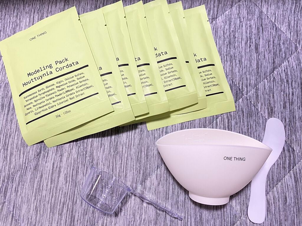 モデリングパック コラーゲン/ONE THING/シートマスク・パックを使ったクチコミ(3枚目)