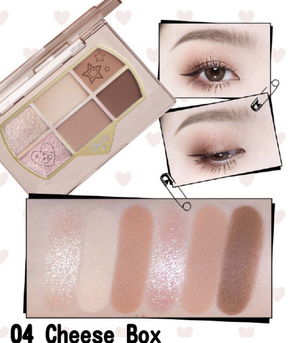 レトロマグネティック アイシャドウパレット 04 チーズボックス(Cheese Box)/FlowerKnows/アイシャドウパレットを使ったクチコミ（2枚目）